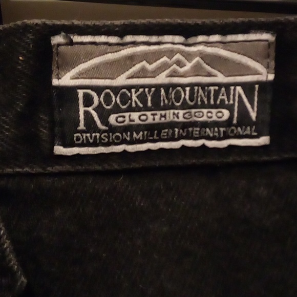 ROCKY MOUNTAIN Black Jeans - Size 9/10 - Picture 8 of 11